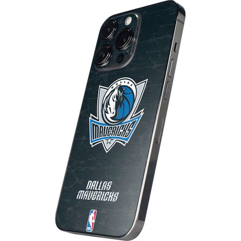 NBA Dallas Mavericks Black Primary Logo iPhone 13 Pro Max Skin