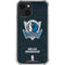NBA Dallas Mavericks Black Primary Logo iPhone 14 Clear Case