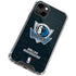 NBA Dallas Mavericks Black Primary Logo iPhone 14 Clear Case