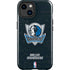 NBA Dallas Mavericks Black Primary Logo iPhone 14 Plus Impact Case