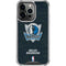 NBA Dallas Mavericks Black Primary Logo iPhone 14 Pro Clear Case