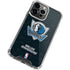 NBA Dallas Mavericks Black Primary Logo iPhone 14 Pro Clear Case