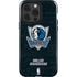 NBA Dallas Mavericks Black Primary Logo iPhone 14 Pro Impact Case