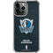 NBA Dallas Mavericks Black Primary Logo iPhone 14 Pro Max Clear Case