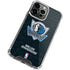 NBA Dallas Mavericks Black Primary Logo iPhone 14 Pro Max Clear Case
