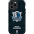 NBA Dallas Mavericks Black Primary Logo iPhone 15 Pro Max Impact Case