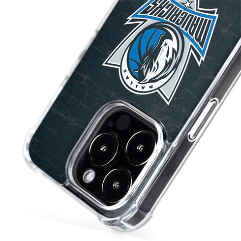 NBA Dallas Mavericks Black Primary Logo iPhone 15 Pro Max MagSafe Case
