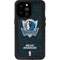 NBA Dallas Mavericks Black Primary Logo iPhone 14 Pro Max Waterproof Case