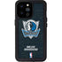 NBA Dallas Mavericks Black Primary Logo iPhone 14 Pro Max Waterproof Case