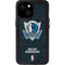 NBA Dallas Mavericks Black Primary Logo iPhone 15 Waterproof Case