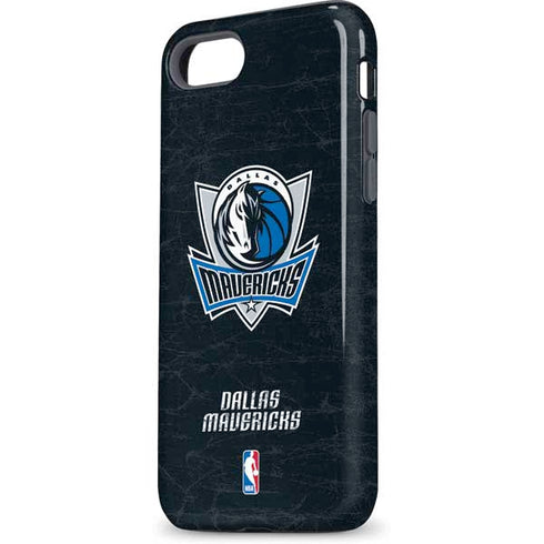 NBA Dallas Mavericks Black Primary Logo iPhone 8 Pro Case