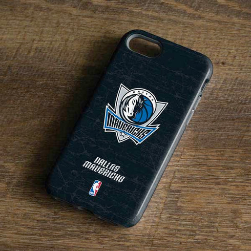 NBA Dallas Mavericks Black Primary Logo iPhone 8 Pro Case