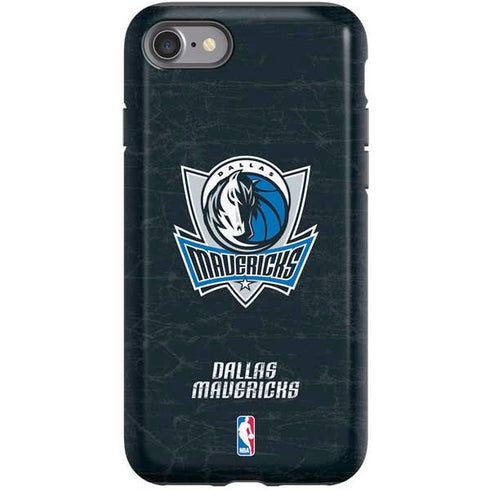 NBA Dallas Mavericks Black Primary Logo iPhone SE (2nd & 3rd Gen) Pro Case