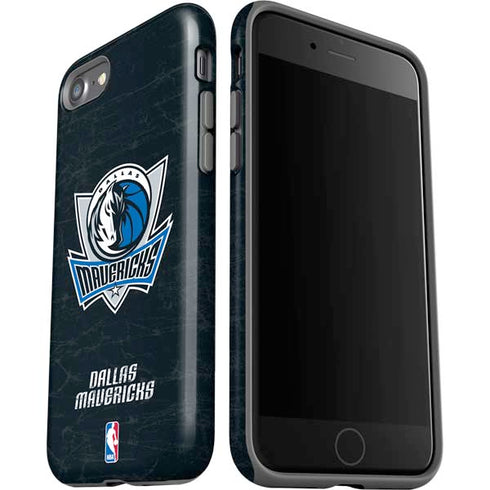 NBA Dallas Mavericks Black Primary Logo iPhone SE (2nd & 3rd Gen) Pro Case