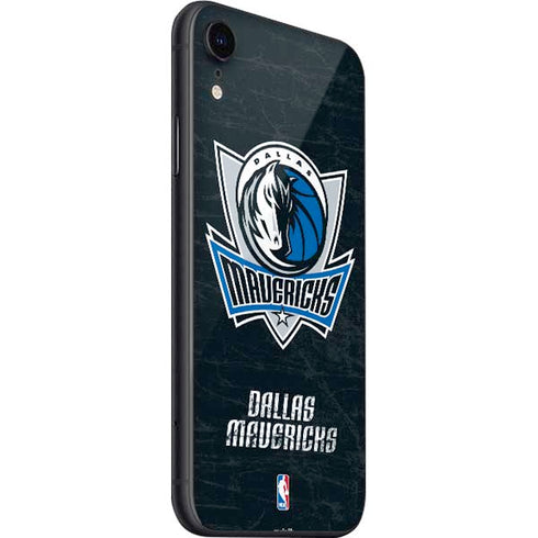 NBA Dallas Mavericks Black Primary Logo iPhone SE (2nd & 3rd Gen) Skin