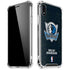 NBA Dallas Mavericks Black Primary Logo iPhone XR Clear Case