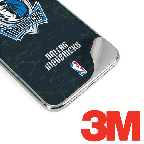 NBA Dallas Mavericks Black Primary Logo iPhone XR Skin