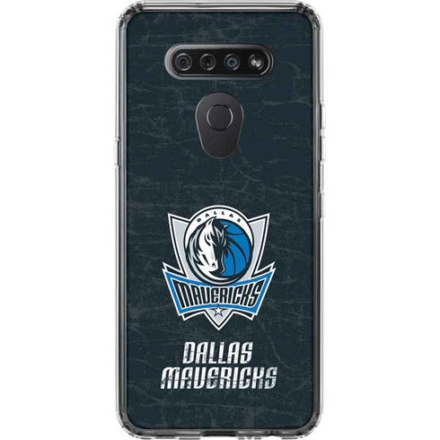 NBA Dallas Mavericks Black Primary Logo LG K51/Q51 Clear Case