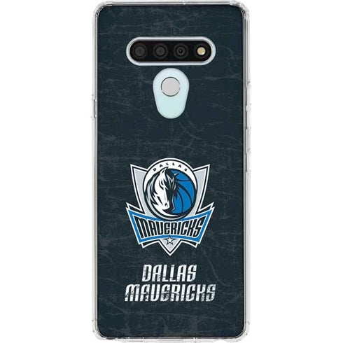 NBA Dallas Mavericks Black Primary Logo LG Stylo 6 Clear Case