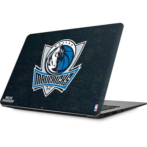 NBA Dallas Mavericks Black Primary Logo Apple MacBook Skin