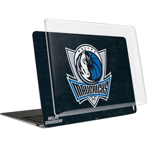 NBA Dallas Mavericks Black Primary Logo MacBook Air 13in (2020) Case plus Skin