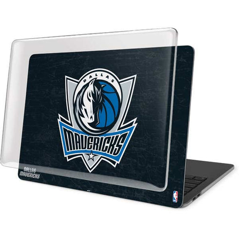 NBA Dallas Mavericks Black Primary Logo MacBook Pro 13in (2020) Case plus Skin