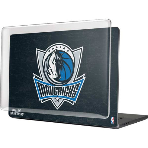 NBA Dallas Mavericks Black Primary Logo MacBook Pro 16in (2021-25) Case plus Skin
