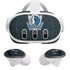 NBA Dallas Mavericks Black Primary Logo Meta Quest 3 Skin