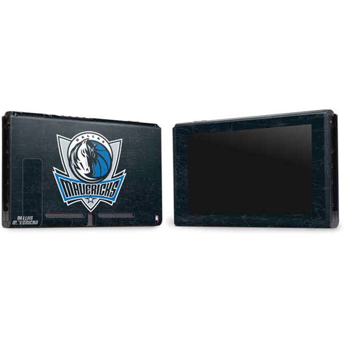 NBA Dallas Mavericks Black Primary Logo Nintendo Switch Bundle Skin