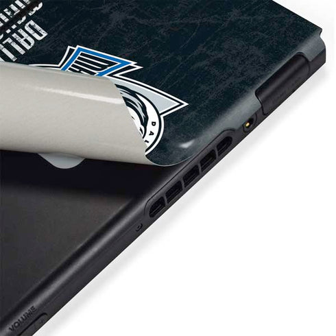 NBA Dallas Mavericks Black Primary Logo Nintendo Switch Bundle Skin