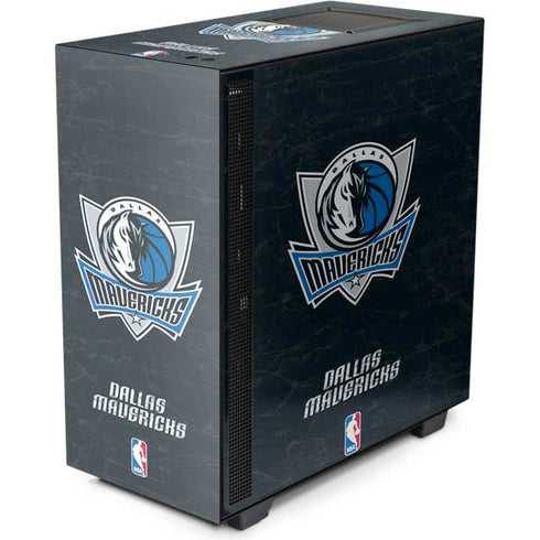 NBA Dallas Mavericks Black Primary Logo NZXT H510 Compact ATX Mid-Tower Case Skin