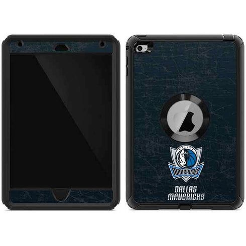 NBA Dallas Mavericks Black Primary Logo Otterbox Defender iPad Skin