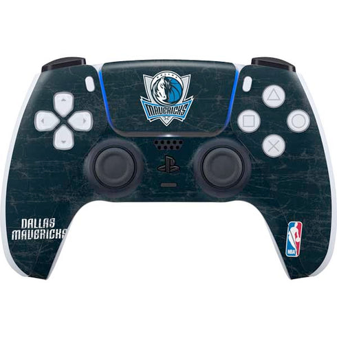 NBA Dallas Mavericks Black Primary Logo PS5 Controller Skin