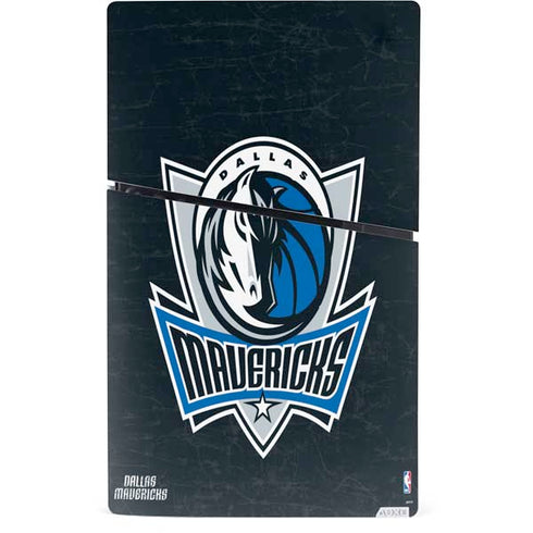 NBA Dallas Mavericks Black Primary Logo PS5 Slim Digital Edition Bundle Skin
