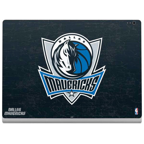 NBA Dallas Mavericks Black Primary Logo Surface Book 2 15in Skin