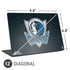 NBA Dallas Mavericks Black Primary Logo Universal Laptop 12in (9.8 x 6.8in) Skin