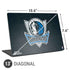 NBA Dallas Mavericks Black Primary Logo Universal Laptop 13in (10.6 x 7.6in) Skin