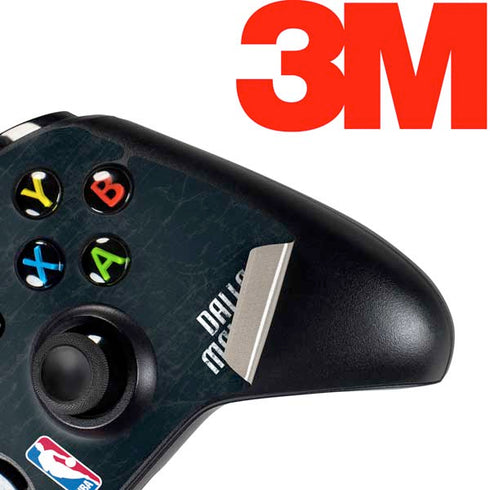 NBA Dallas Mavericks Black Primary Logo Xbox One Controller Skin