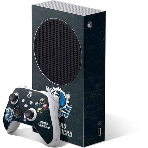 NBA Dallas Mavericks Black Primary Logo Xbox Series S Skins