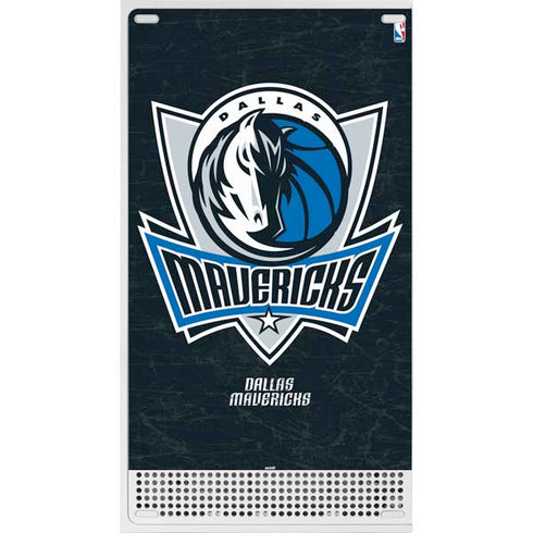 NBA Dallas Mavericks Black Primary Logo Xbox Series S Bundle Skin