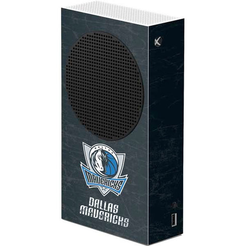 NBA Dallas Mavericks Black Primary Logo Xbox Series S Console Skin