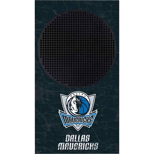 NBA Dallas Mavericks Black Primary Logo Xbox Series S Console Skin