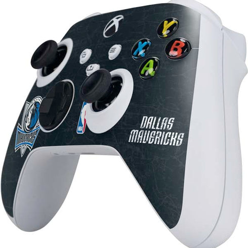 NBA Dallas Mavericks Black Primary Logo Xbox Series S Controller Skin