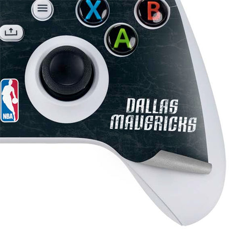 NBA Dallas Mavericks Black Primary Logo Xbox Series S Controller Skin
