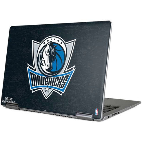 NBA Dallas Mavericks Black Primary Logo Yoga 710 14in Skin