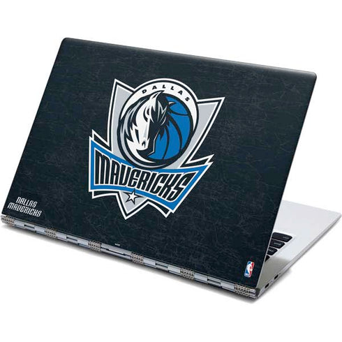NBA Dallas Mavericks Black Primary Logo Yoga 910 2-in-1 14in Touch-Screen Skin