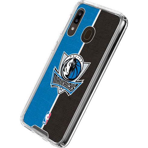 NBA Dallas Mavericks Canvas Galaxy A30 Clear Case