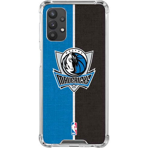 NBA Dallas Mavericks Canvas Galaxy A32 5G Clear Case