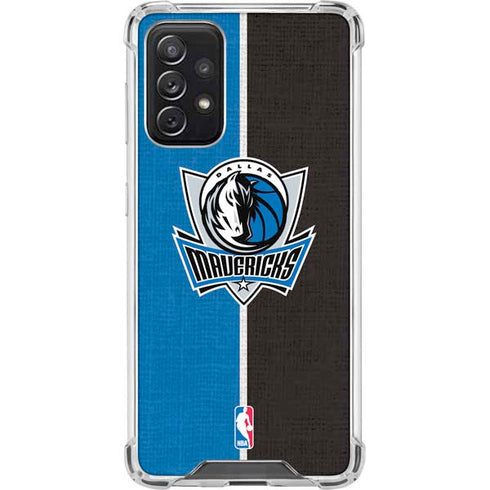 NBA Dallas Mavericks Canvas Galaxy A72 5G Clear Case