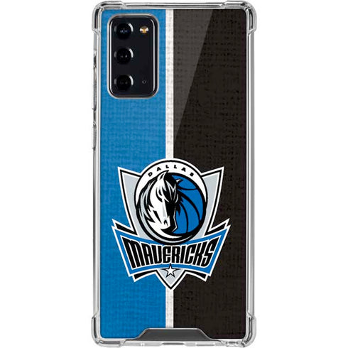 NBA Dallas Mavericks Canvas Galaxy Note20 5G Clear Case